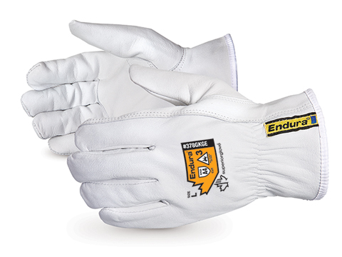 378GKGE - Superior Glove® Endura® Cut-Resistant Arc Flash Goat-Grain Driver Glove
